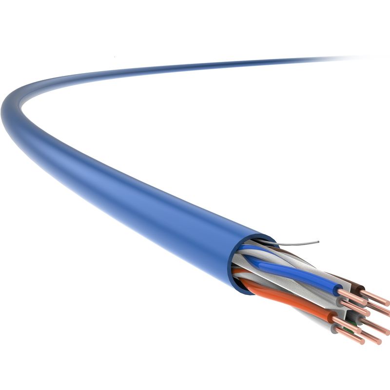 UTP CAT6 LAN Cable Network Cable 23AWG Bare Copper PVC Jacket